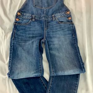 Girls Size 14 Denim Overalls Old Navy
